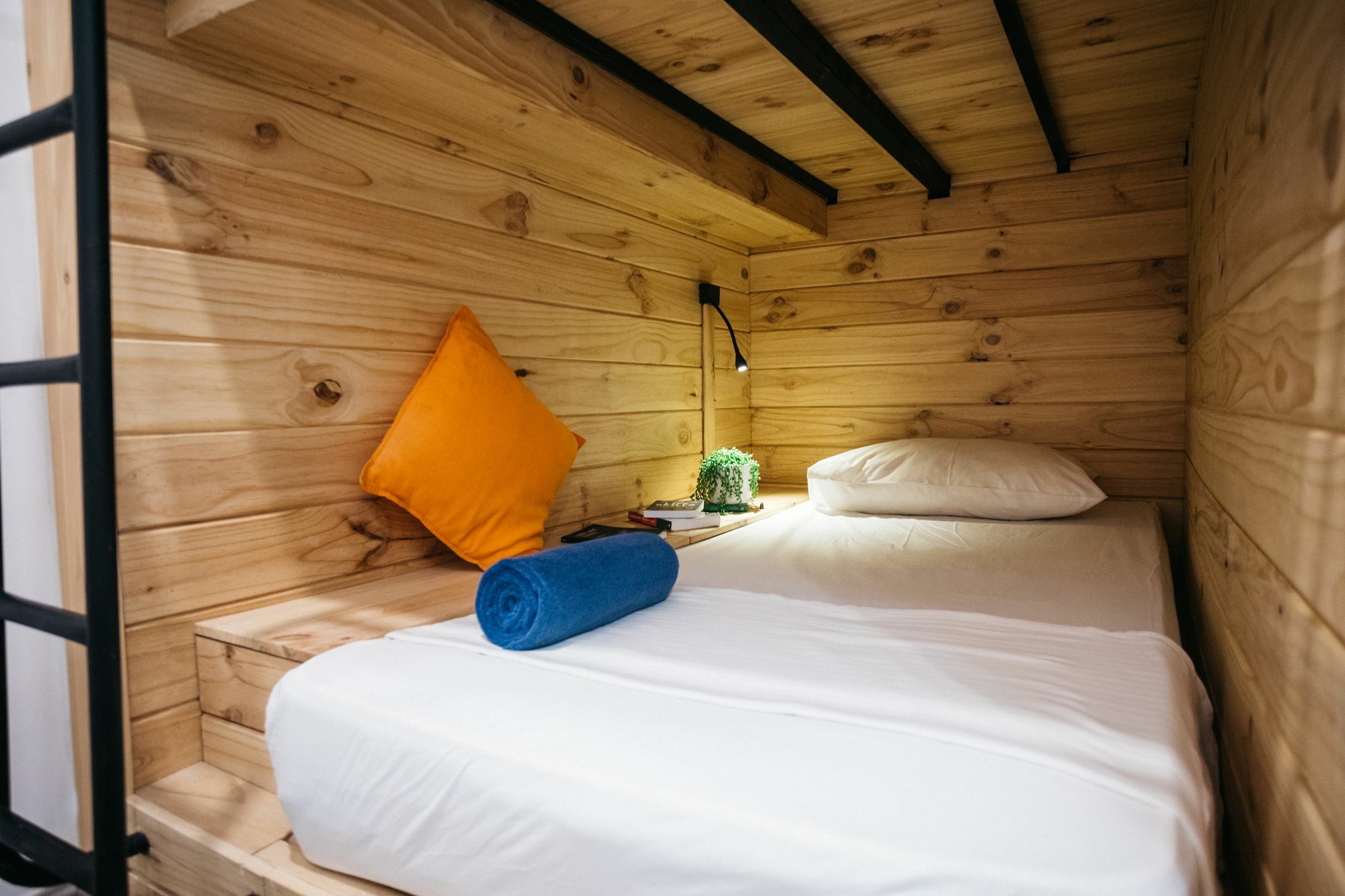 Island Hostels โคลอมโบ ภายนอก รูปภาพ A room at the Tree Hotel